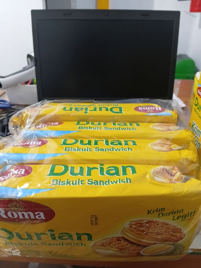 ROMA DURIAN SANDWICH PACK 6BGX4PAX186G