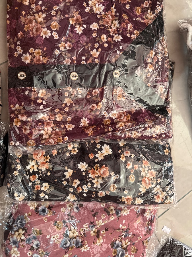 Daster motif bunga kecil