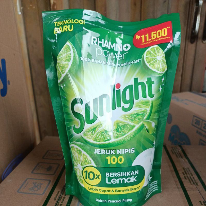 SUNLIGHT LIME D4C WKB POUCH 12X610GR