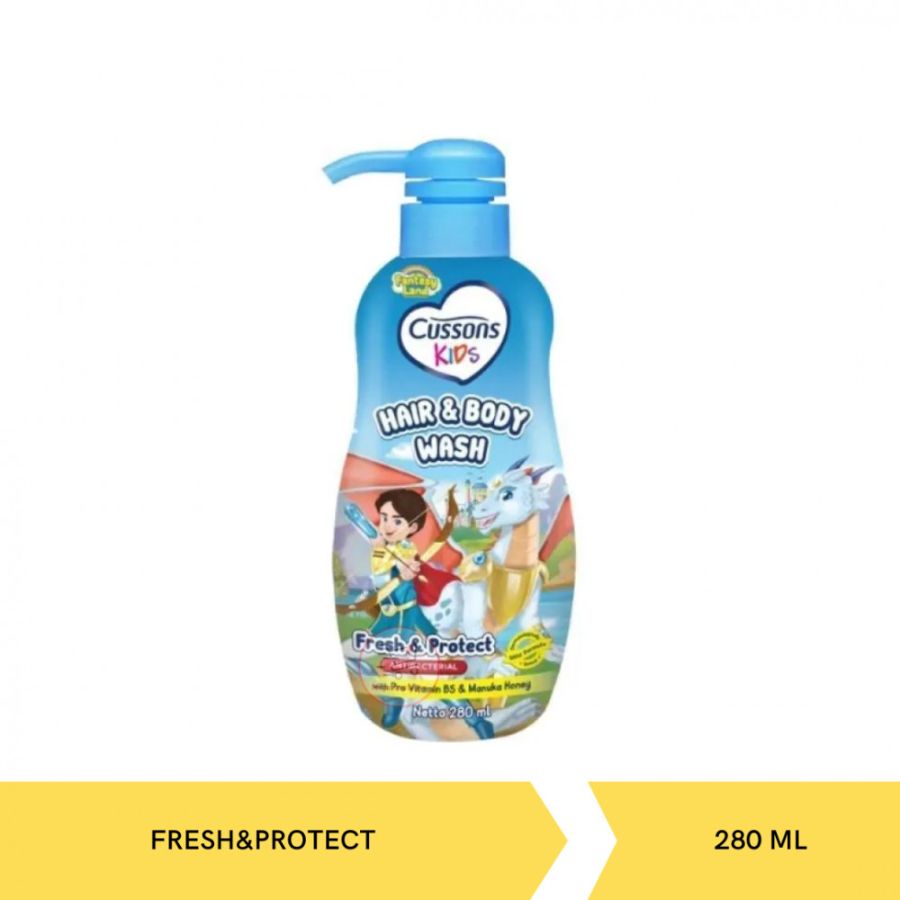CUSSONS KIDS HAIR AND BODY WASH FRESH&PROTECT 280ML