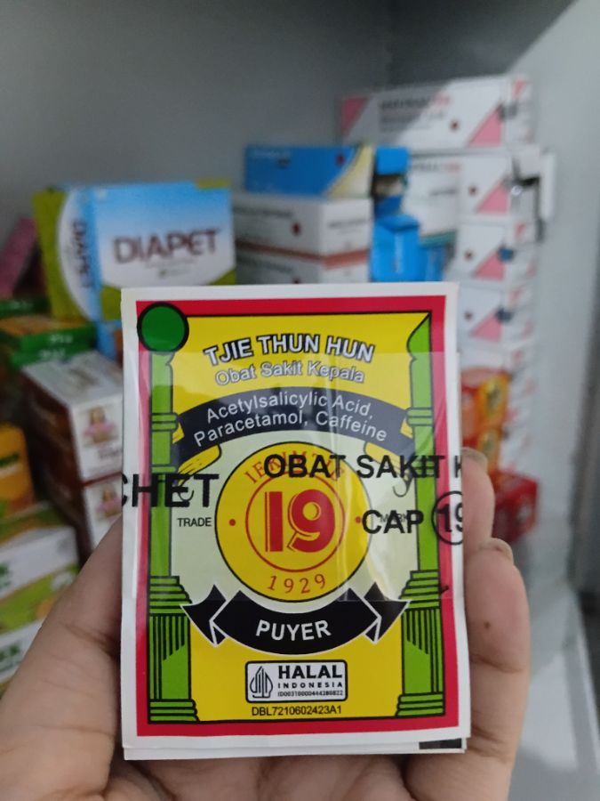 PUYER 19 OBAT SAKIT KEPALA 