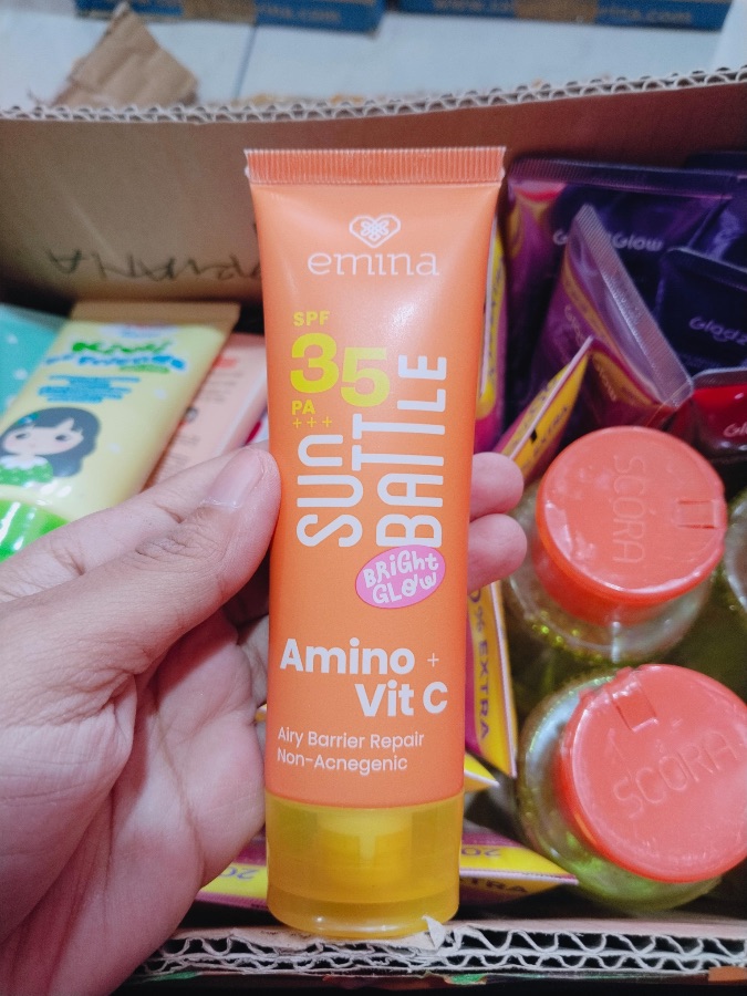 Sun Battle Bright Glow Amino +Vit C SPF 35