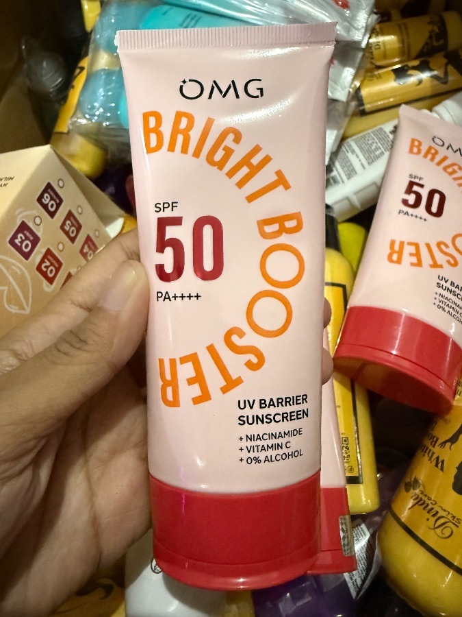 OMG bright booster UV barrier Sunscreen SPF 50