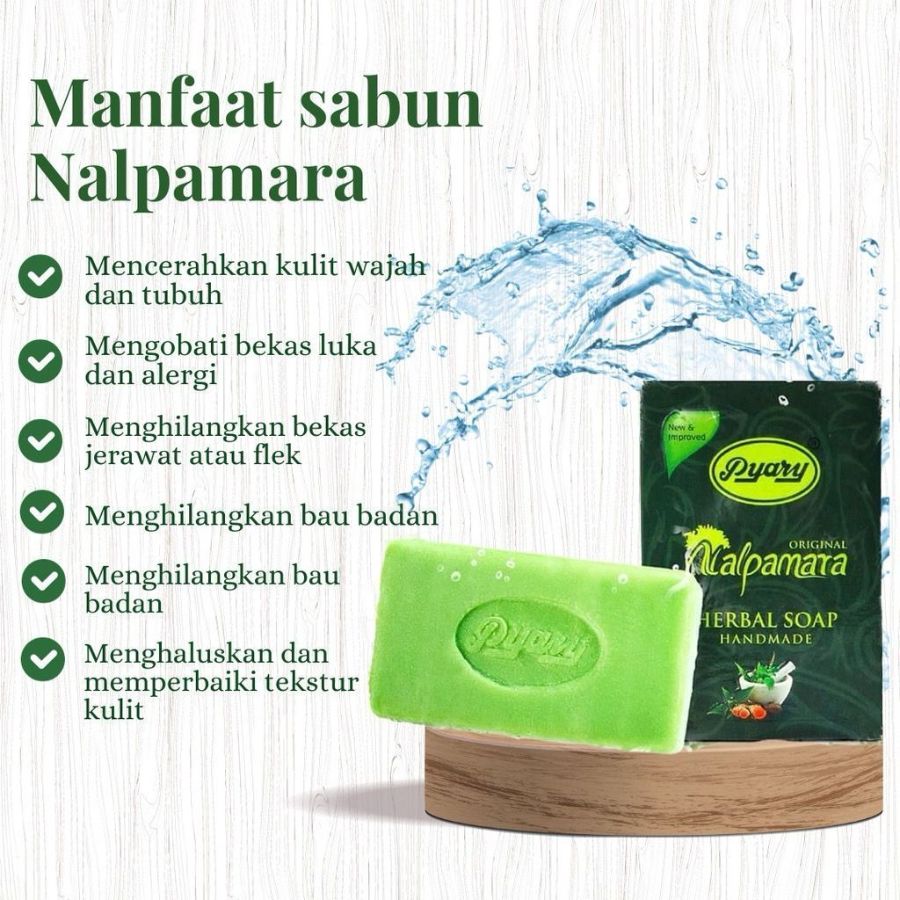 Nalpamara Brightening Soap Herbal 100% Original