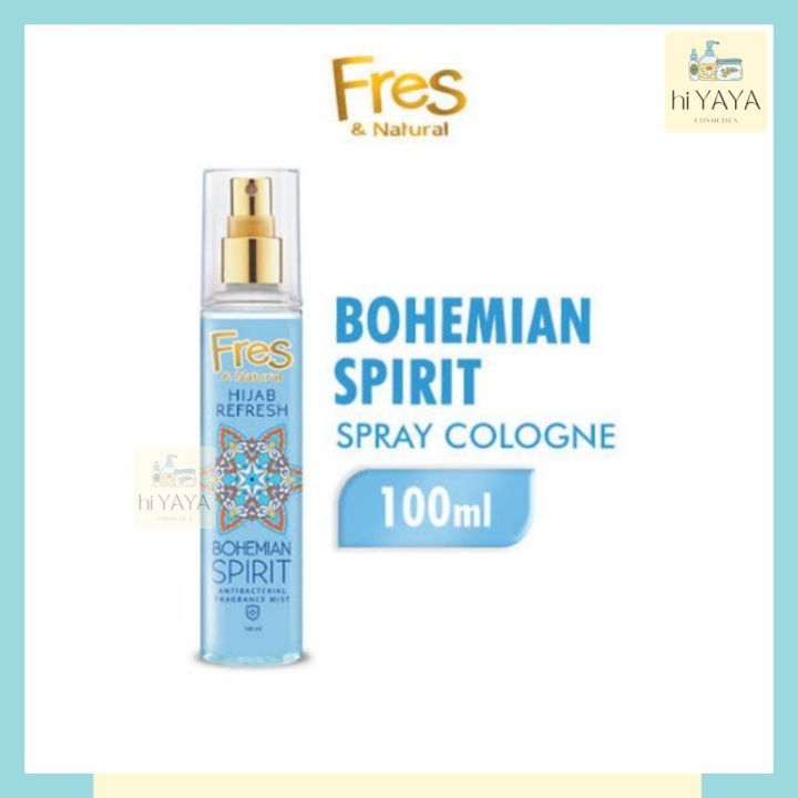 Parfum Fres & Natural Spray Cologne Hijab Refresh Bohemian Spirit 100 Ml