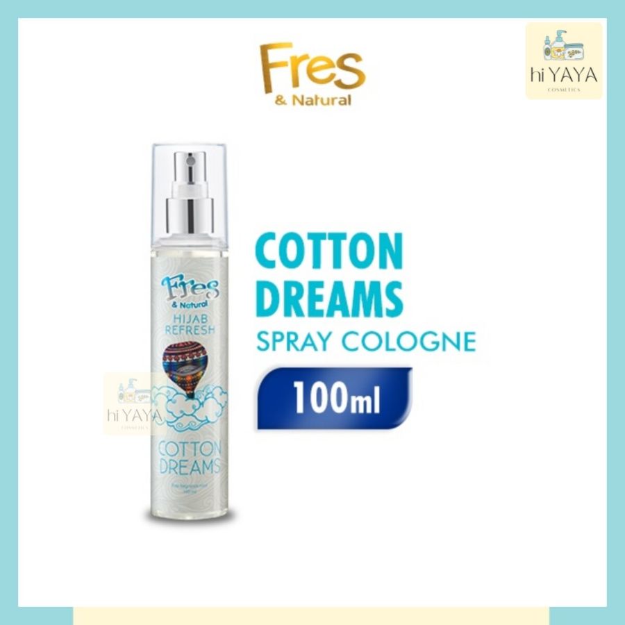 Parfum Fres & Natural Spray Cologne Hijab Refresh Cotton Dreams
