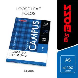 Bigboss loose Leaf A5 50 Polos