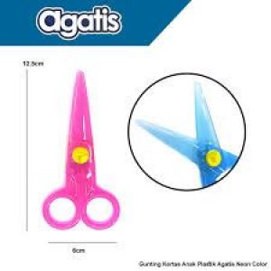 Agatis Gunting Plastik Anak Pink