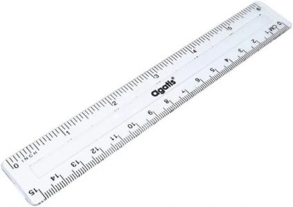 Agatis Penggaris 15 cm Warna R15-PS-OP1