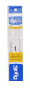 Agatis Penggaris 15cm Bening R15-00PS-OP1