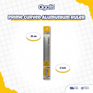Agatis Prime Penggaris 20cm Alloy PR-20