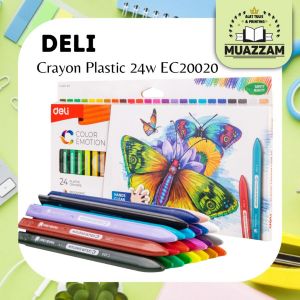 Deli Crayon Plastic 24w EC20020