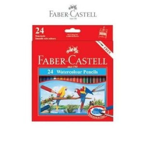 Faber Castell Watercolour Pencil 24 L + Kuas