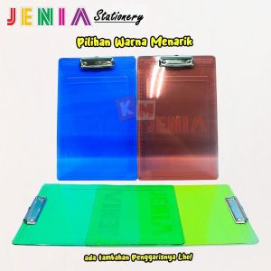 Papan Ujian Plastik Warna Polos
