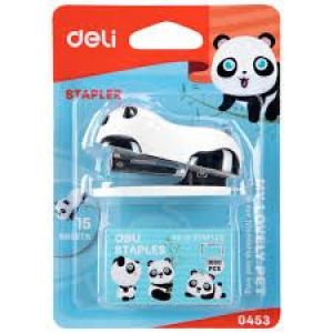 DELI STAPLER MINI PANDA + ISI NO. 10 0453