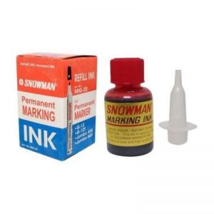 Snowman Tinta Permanen Merah