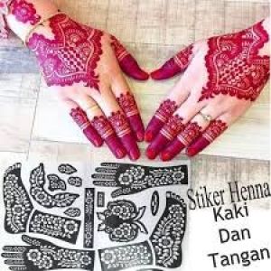 Stiker Hena Kaki+Tangan (CETAKKAN)