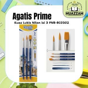 Agatis Prime Kuas Lukis Nilon @3 PNB-BC0302