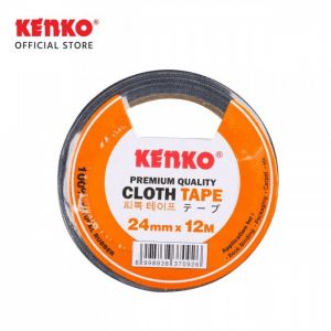 Kenko Cloth Tape 1 inci 24mm Hitam Core Oren