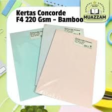 Bamboo Kertas Concorde F4 90gsm @20
