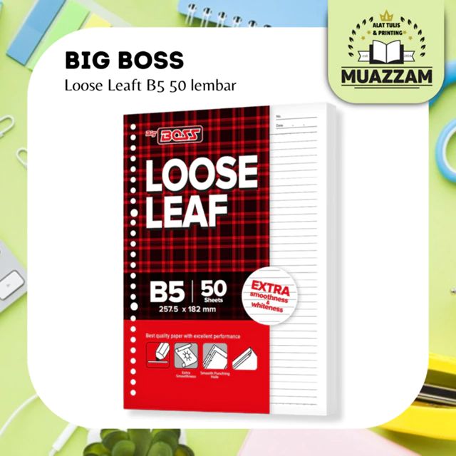 BigBoss Loose Leaf B5 50