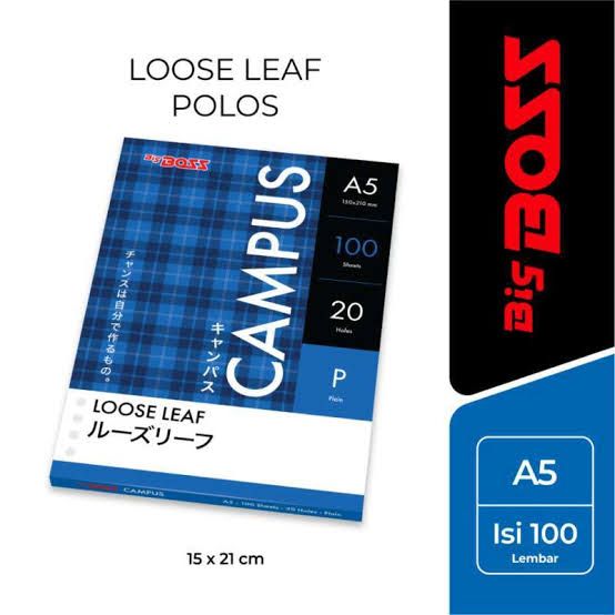 Bigboss loose Leaf A5 50 Polos