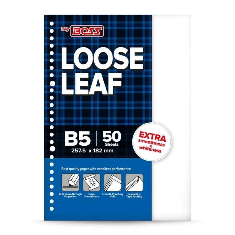 Bigboss loose Leaft B5 50 Polos