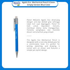 Agatis Pensil Mekanik Simply 0.5 Blue