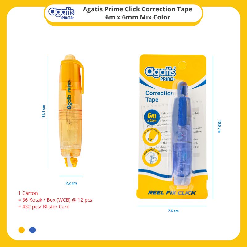 Agatis Prime Correction Tape Click
