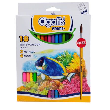 Agatis Prime Watercolour Pensil 18w PH-W-1801
