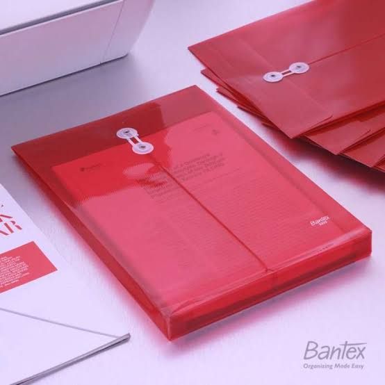 Amplop Tali Plastik Merah F4