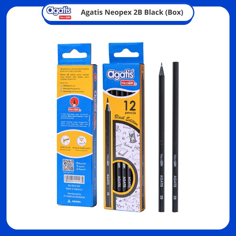 Agatis NeoPex Pensil 2B Black NH-2B-B1201