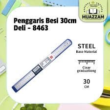 Deli PENGGARIS BESI 30CM 8463