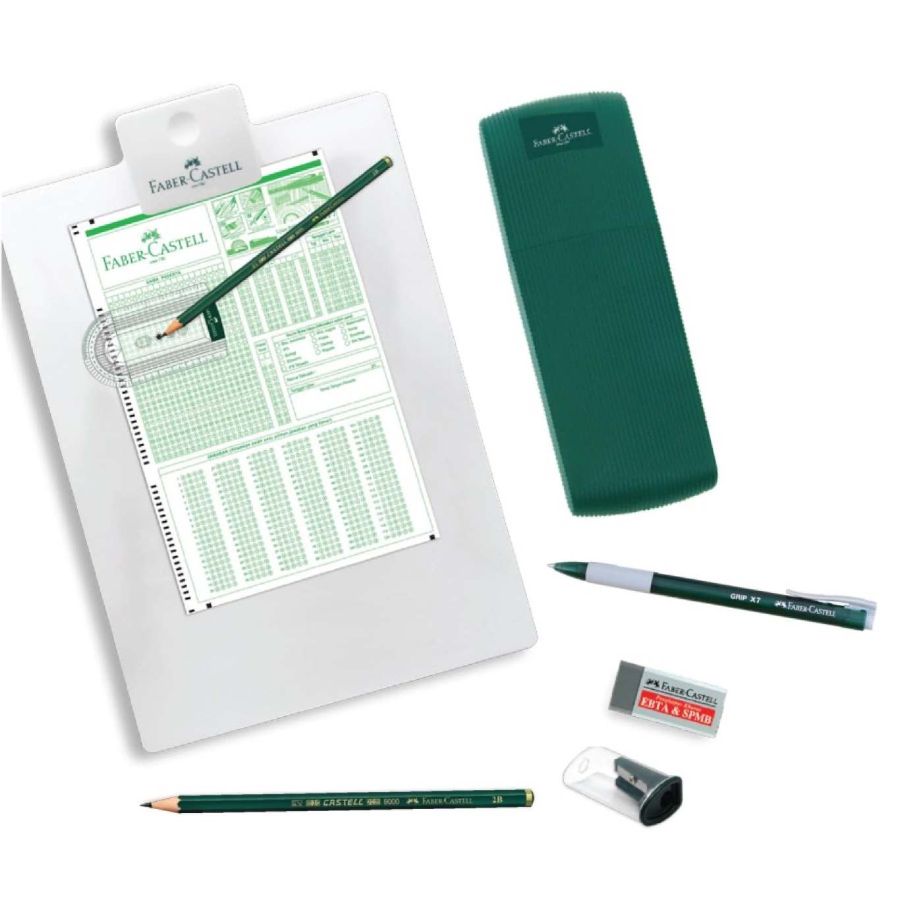 Faber Castell Paket Papan Ujian + Clipboard