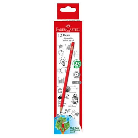 Faber Castell Pensil 2B Hexa