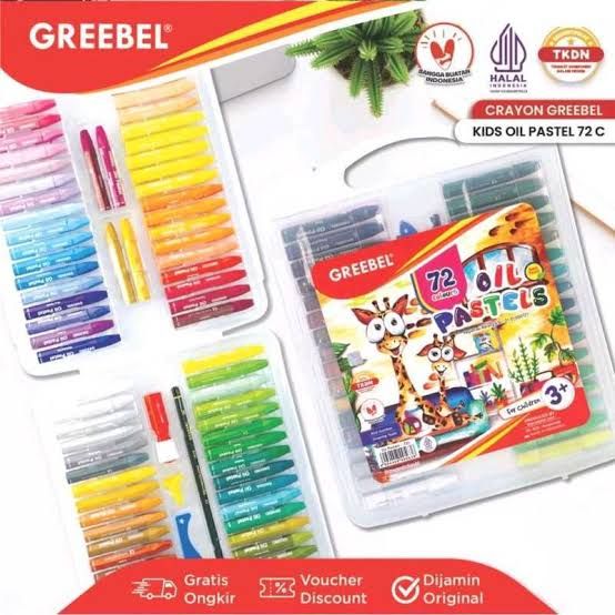 Greebel Crayon 72 Warna