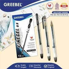 Greebel Pena Finegel 0.5 Hitam