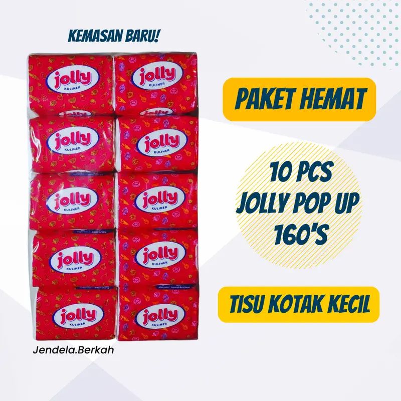 Jolly Tisu Kotak Pop Up 160s 