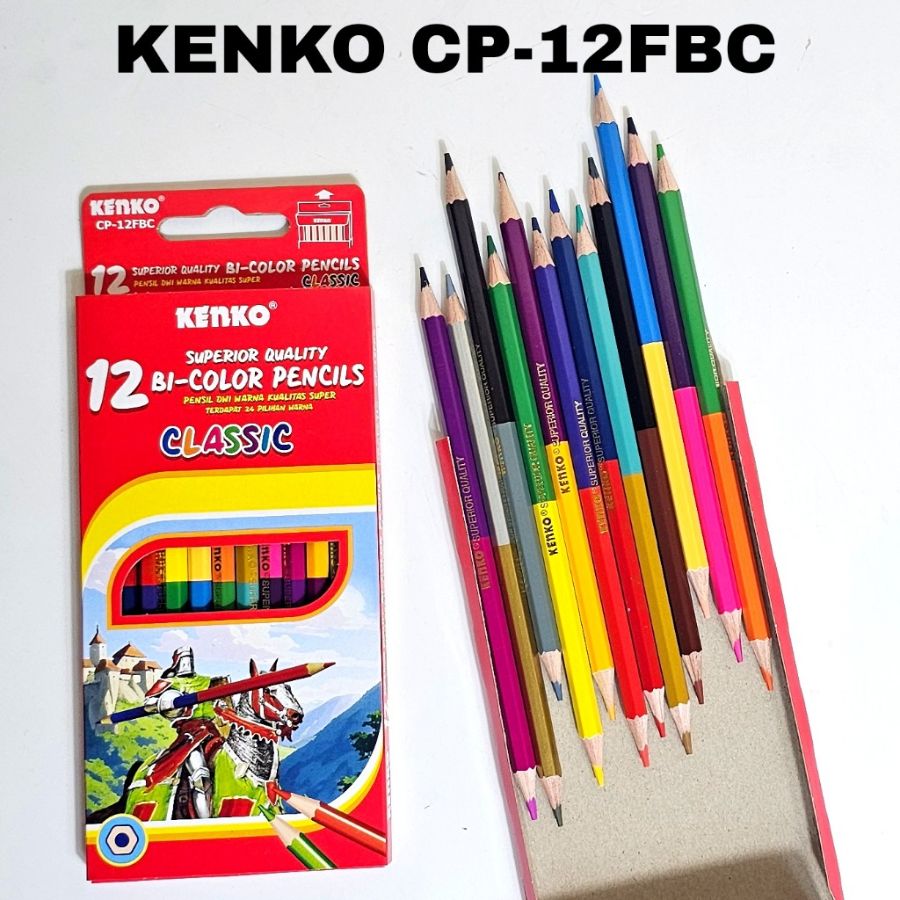 Kenko Pensil Warna 12 L Twin CP-12FBC