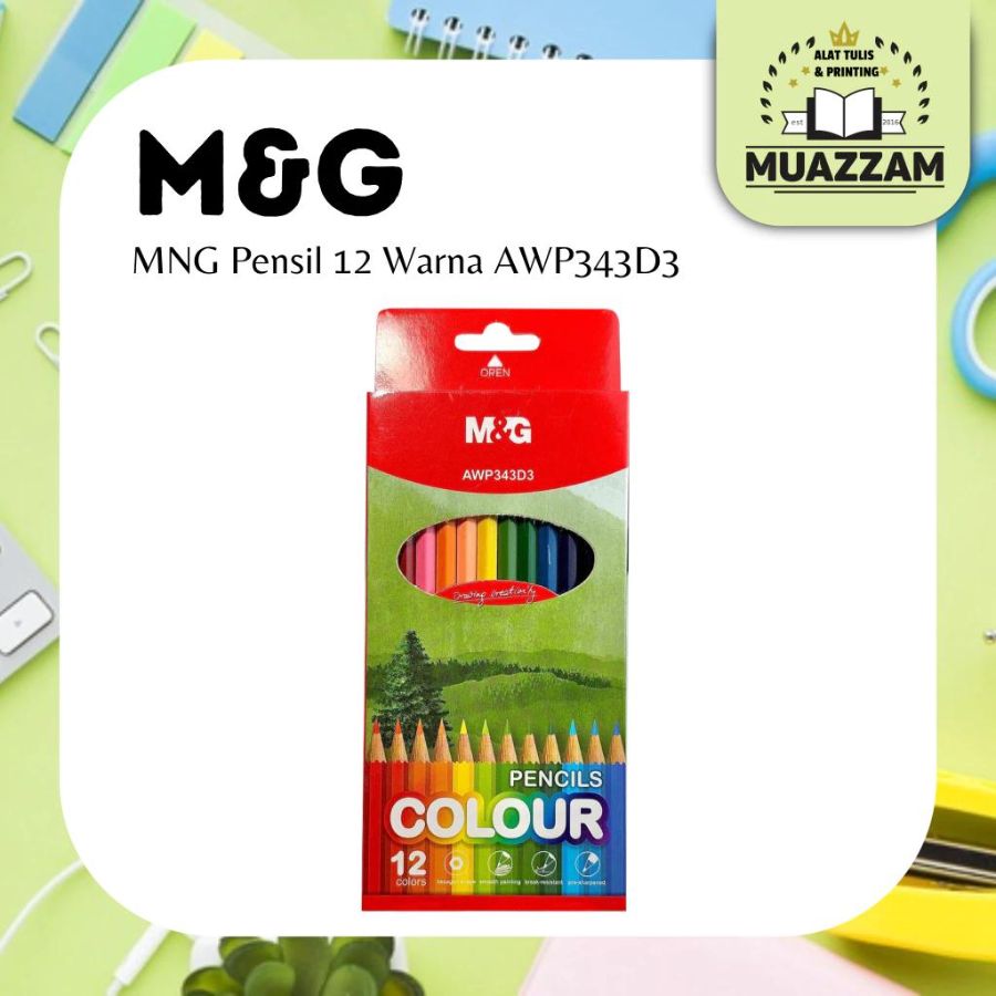 MNG Pensil 12 Warna AWP343D3