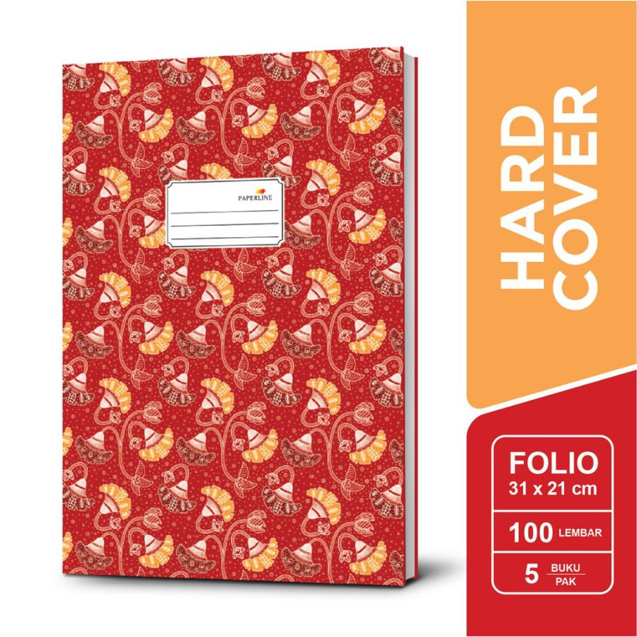 Paperline Buku HC Folio 100 Batik