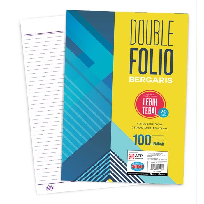 Sidu Double Folio 100 Lembar