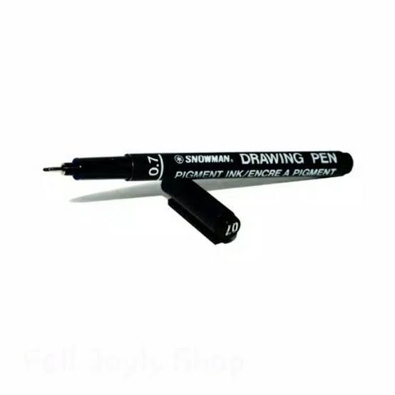 Snowman Drawing Pen 0.7