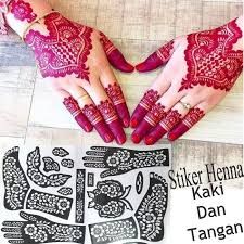 Stiker Hena Kaki+Tangan (CETAKKAN)