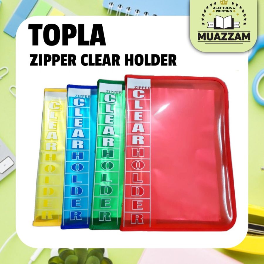 Topla Clear Holder Zipper 40 L
