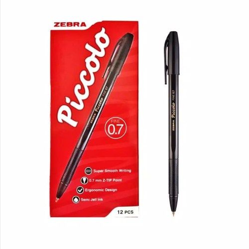 Zebra Piccolo 0.7 Hitam