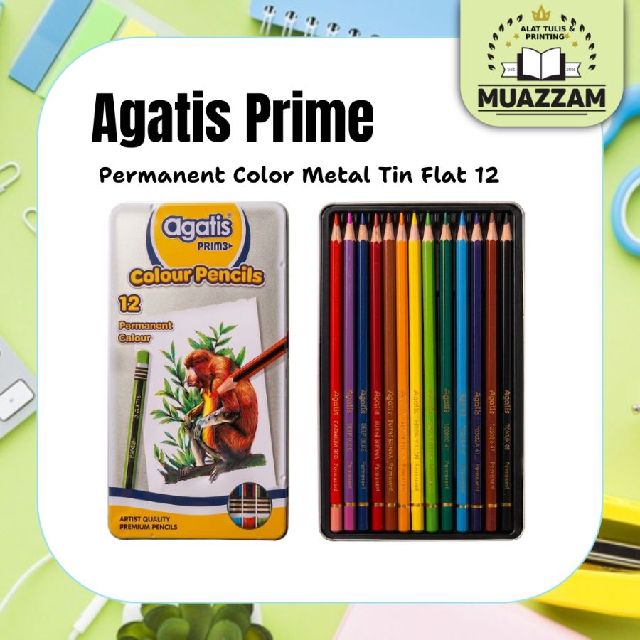 Agatis Prime Pensil 12w Kaleng PMH-C-S1201