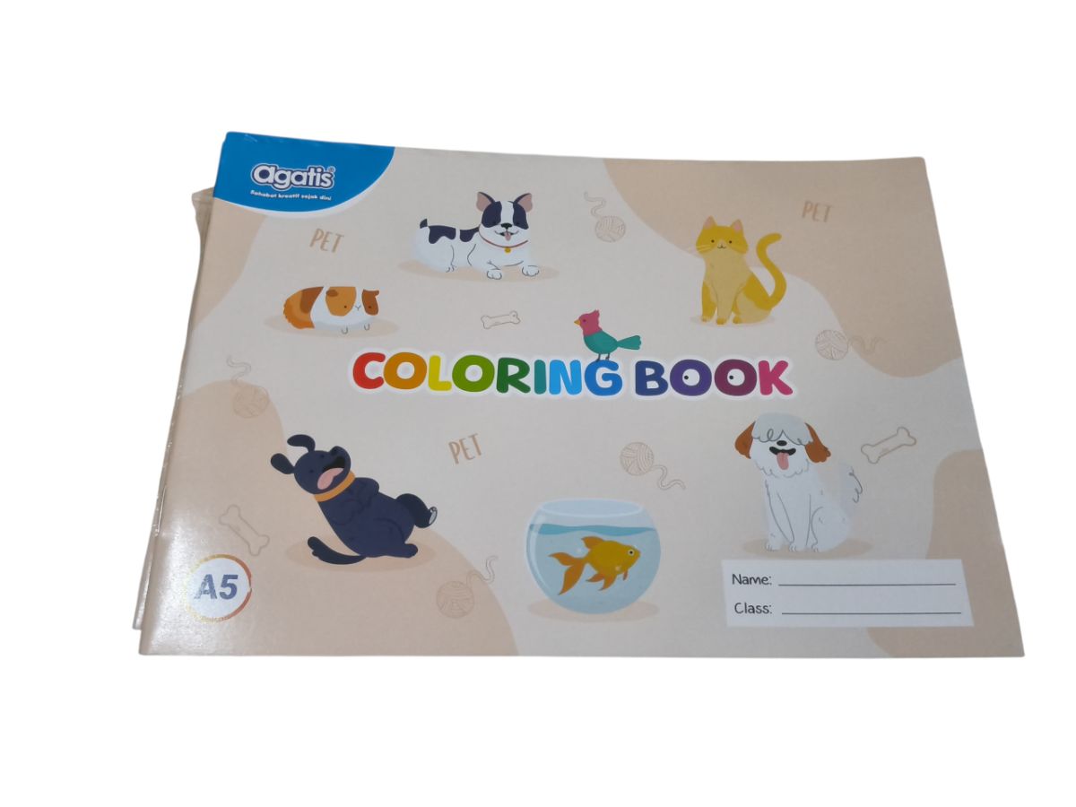 Agatis Buku Mewarnai A5 Animal Pat CB-A501