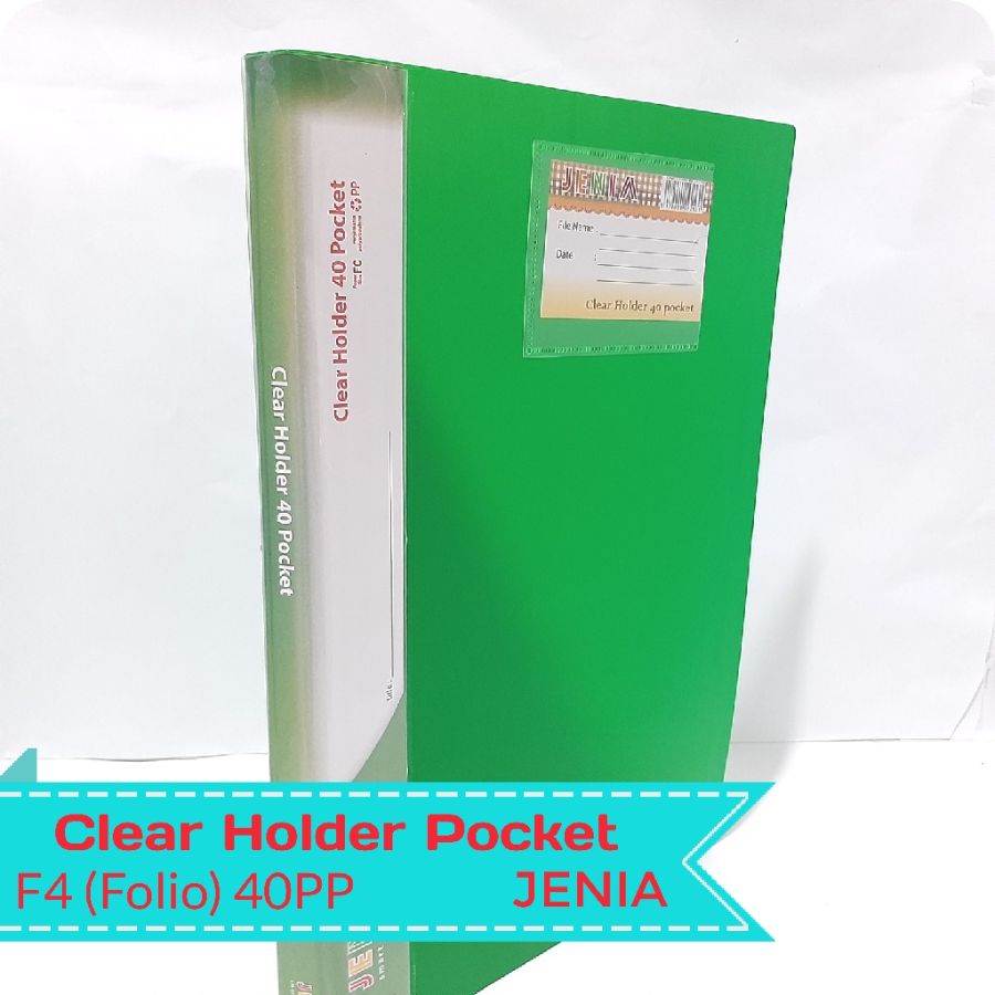 Jenia Clear Holder 40s F4 Hijau