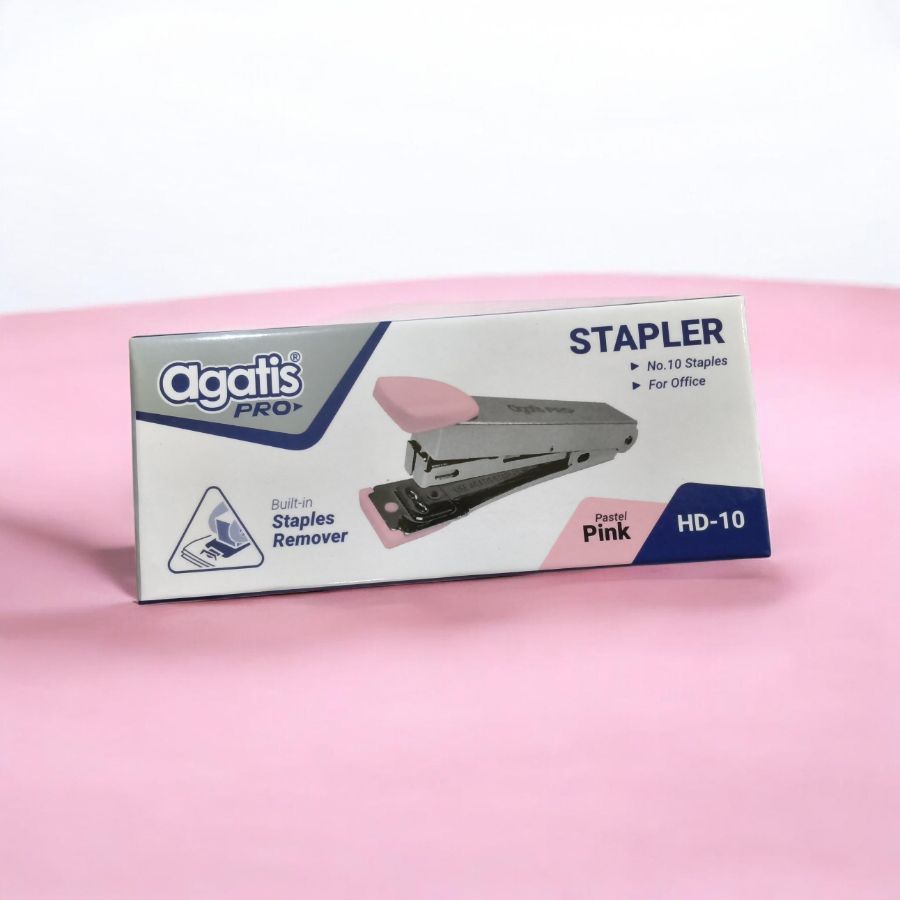 Agatis Pro Stapler HD-10 Pastel Pink